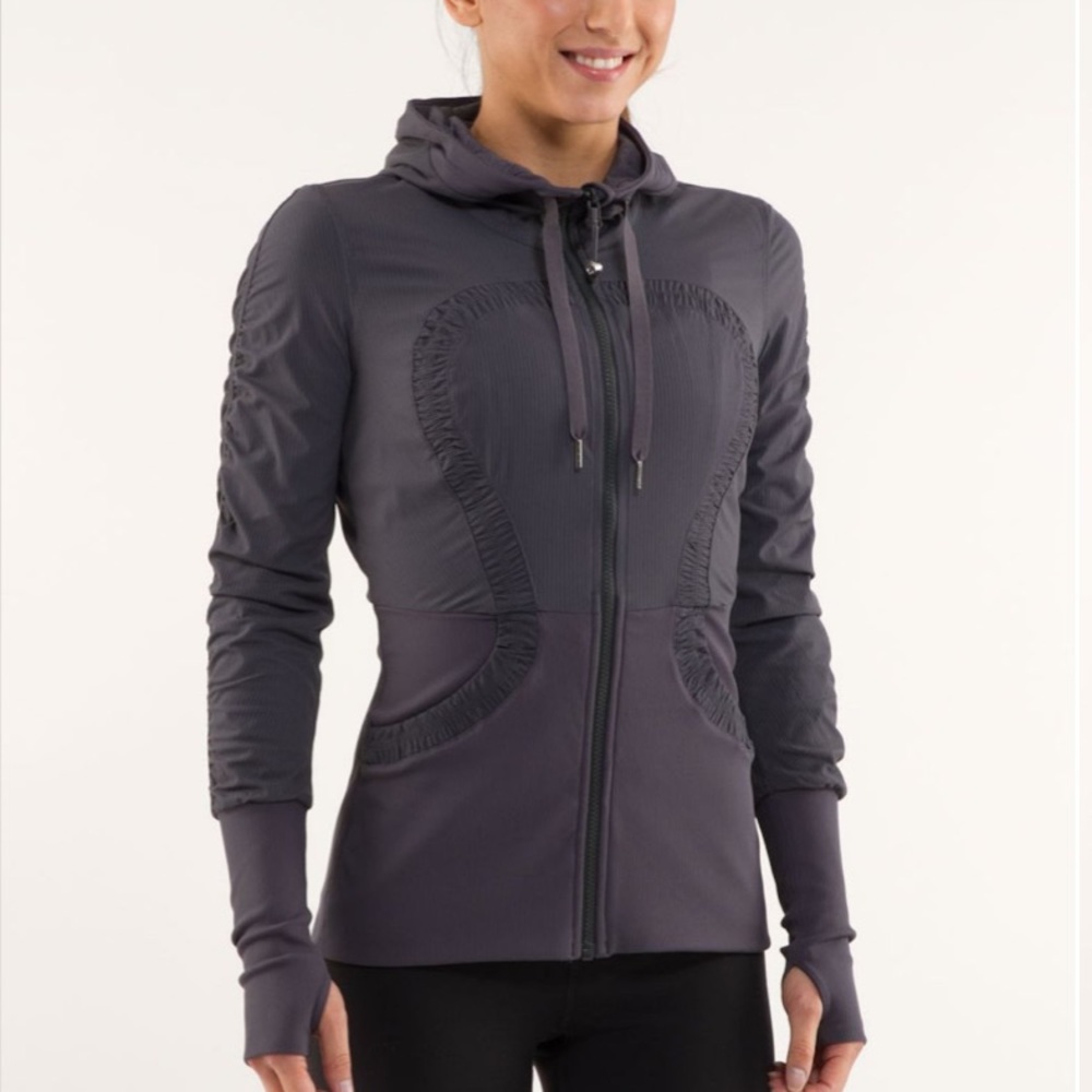 Lululemon Coal Dance Studio Jacket, sz 6
